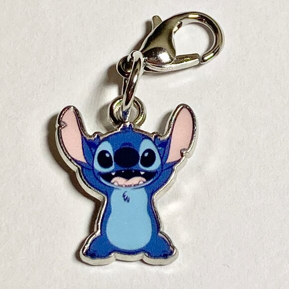 Vintage Disney Lilo & Stitch Clip On Charm Purse Bag Zipper Pull Signed - Picture 4 of 10